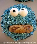 Cookie Monster and Caterpillar Cupcakes 011